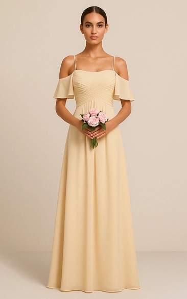 Champahne&Gold Bridesmaids Dresses | Champagne & Neutral Colored Bridesmaid  Dress - Dorris Bridal