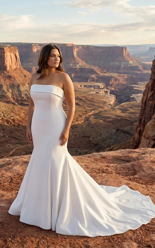 plus size strapless beach dress Beach outfit inspo! This strapless top is so flattering and would make a great coverup! Comment OUTFIT for all the info + outfit details! #plussize #springfashion #plussizeoutfits #ootd LinkDM *424*