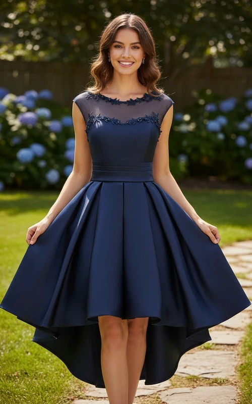 short formal dresses for tall girls Prom long bell sleeves