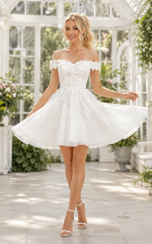 short white casual wedding dresses 50 Best Short Wedding Dresses: Simple, Unique, Sleeves & More