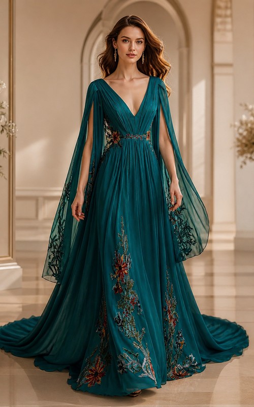 Mother Of The Bride Dresses With Sleeves - Dorris Bridal