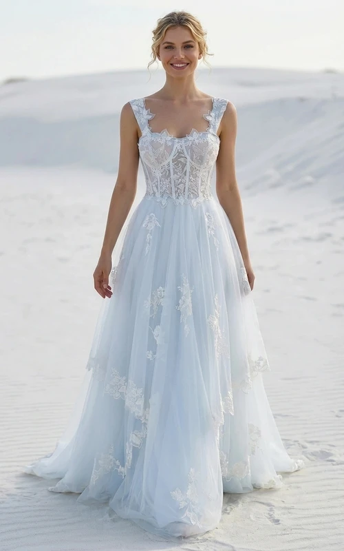 blue wedding dresses for older brides Something Blue Wedding Dresses We're Obsessed With!